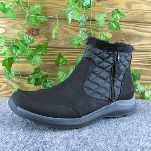 Baretraps‎ Yella Women Snow Boot Black Synthetic Zip Size 10 Medium